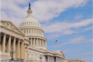 External shot of the U.S. Capitol building.