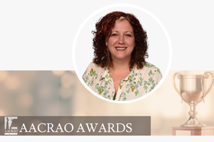 AACRAO Emerging Leader Award winner Michelle Gruber