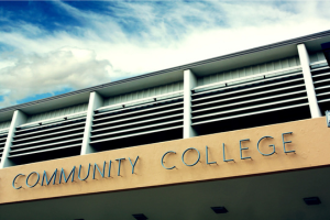 Community College sign