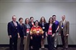 Group photo of recipients of AACRAO Conner scholarship.