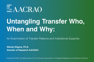 Untangling Transfer Who, When and Why: An Examination of Transfer Patterns and Institutional Supports